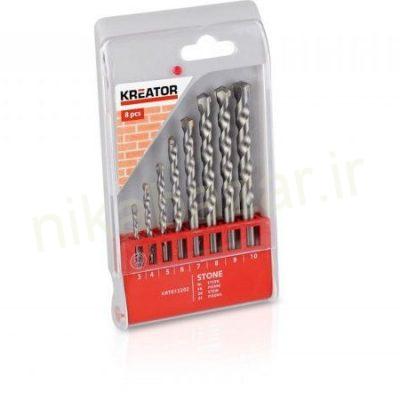 ست 8 عددی مته دیوار سایز 3-10 کریتور مدل KRT012202