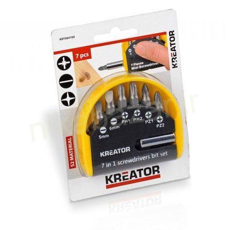 ست 7 عددی سر پیچگوشتی 25mm کریتور مدل KRT064100