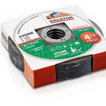 صفحه فیبری 6 عددی برش سنگ 115mm مدل KRT070210