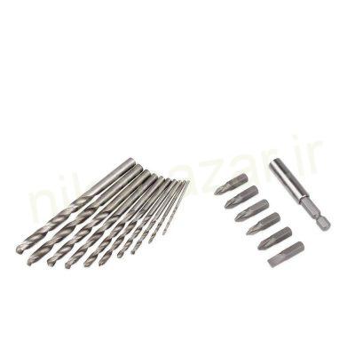 دریل بادی پاورپلاس با سه نظام اتوماتیک مدل POWAIR0802 - Image 7