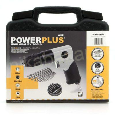 دریل بادی پاورپلاس با سه نظام اتوماتیک مدل POWAIR0802 - Image 8