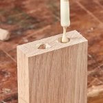 پین چوبی 6 میل مدل KRT110101