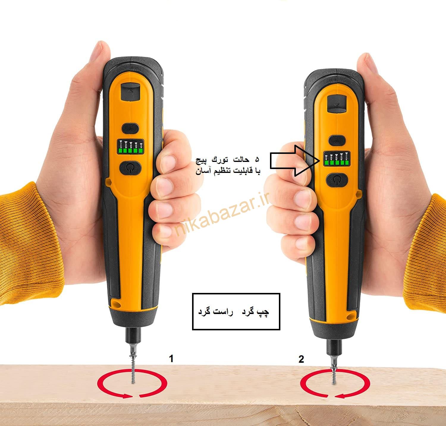 پيچ گوشتي شارژي اينكو CDLI0403